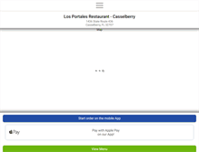 Tablet Screenshot of losportalescasselberry.com